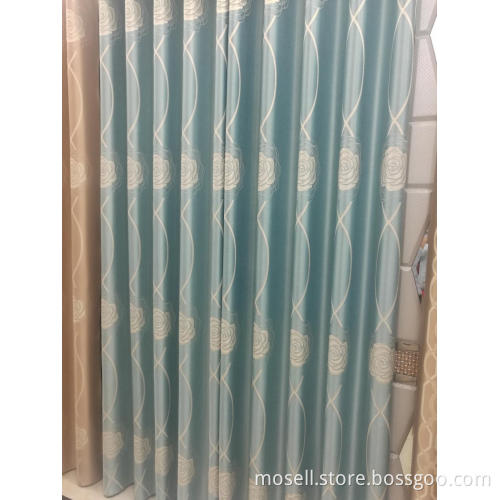 MOSELL! 100% POLYESTER JACQUARD FABRIC WINDOW CURTAINS